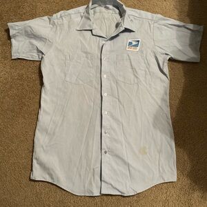 Men's Light Blue Short Sleeve Shirt